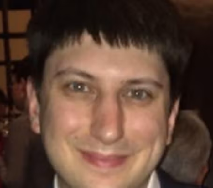 man with short brown hair