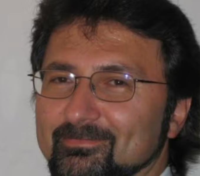 man wearing glasses