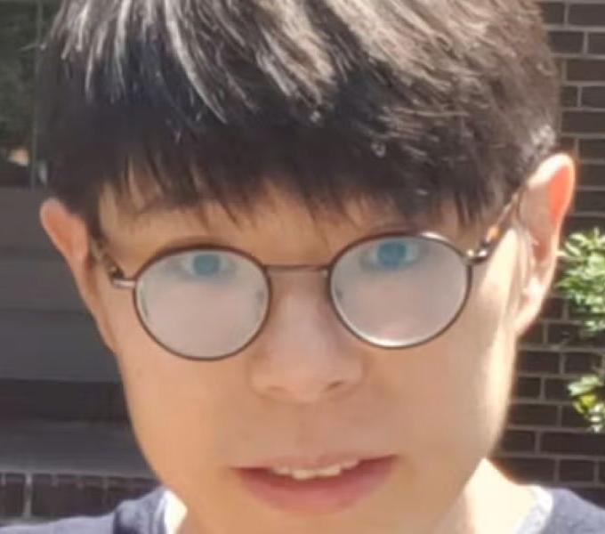 man wearing glasses outside