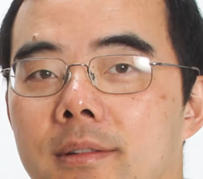 man wearing glasses